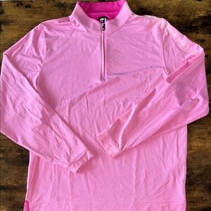 FootJoy Pink Lightweight Quarter Zip